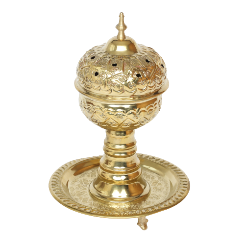Moroccan Oud Burner Gold | Barakahbase